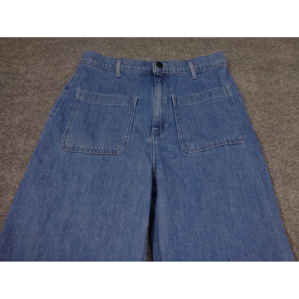 Free Jeans Womens 12 Blue Wildfred Free Aritzia Adrift Pockets Wide Leg